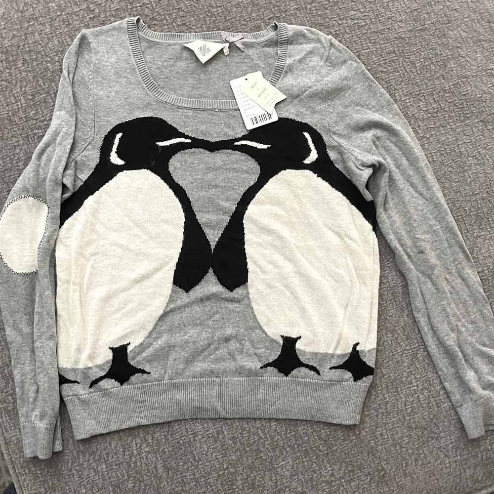 Penguin Anthropologie Sweater